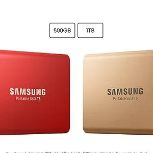 Samsung T5 1TB Portable SSD (Black) overview 3