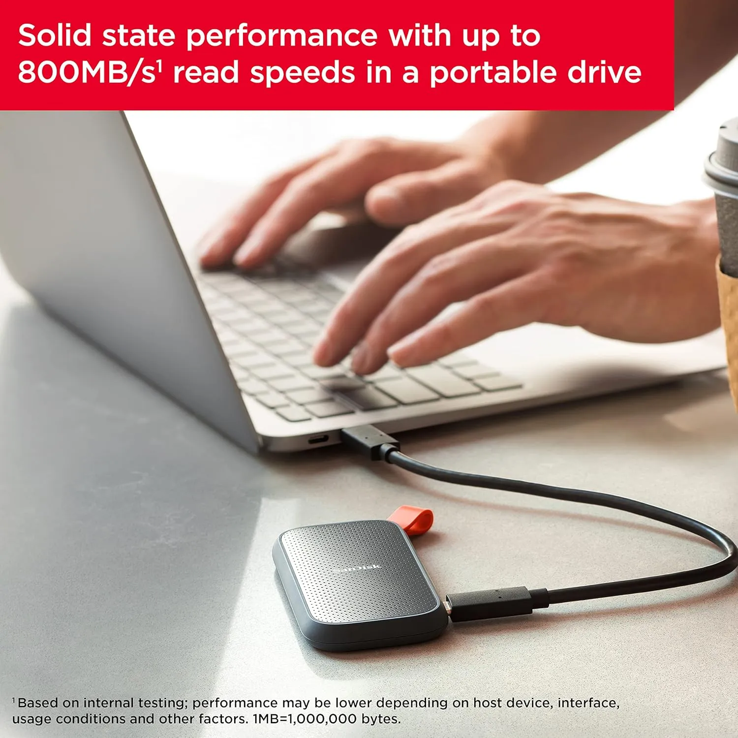 SanDisk E30 2TB Portable SSD (Updated Firmware) - 800MB/s R overview 1