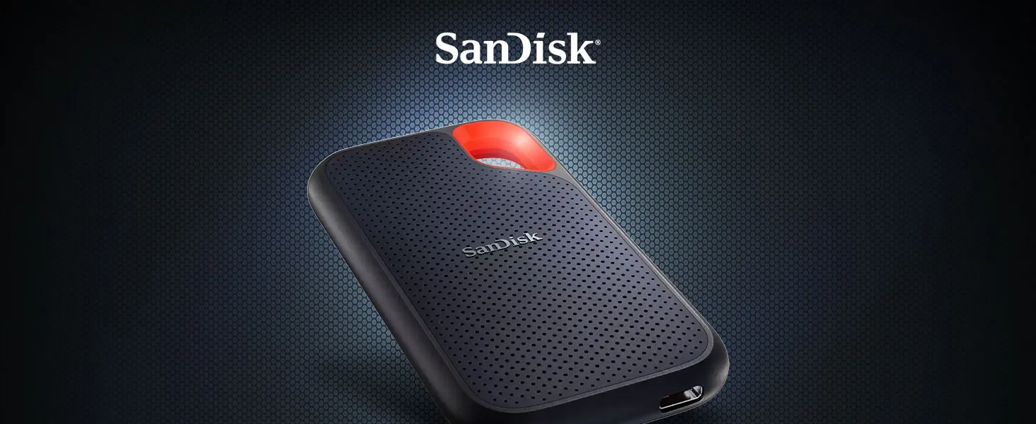 SanDisk E61 1TB Extreme Portable SSD 1050MB/s - ( Black ) overview 1