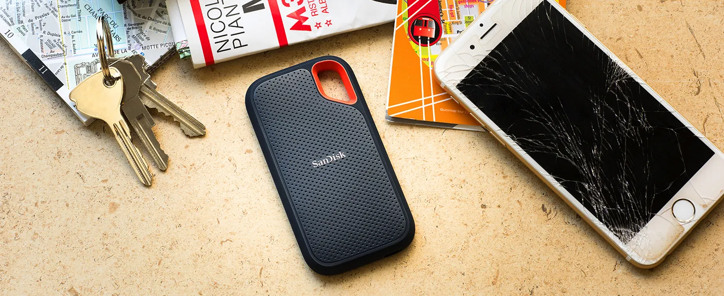 SanDisk E61 1TB Extreme Portable SSD 1050MB/s - ( Black ) overview 6
