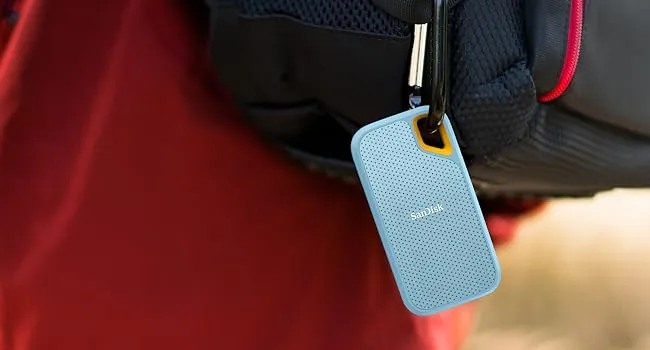 SanDisk E61 2TB Extreme Portable SSD 1050MB/s - ( SkyBlue ) overview 3
