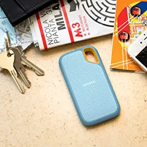 SanDisk E61 4TB Extreme Portable SSD 1050MB/s - ( SkyBlue ) overview 1