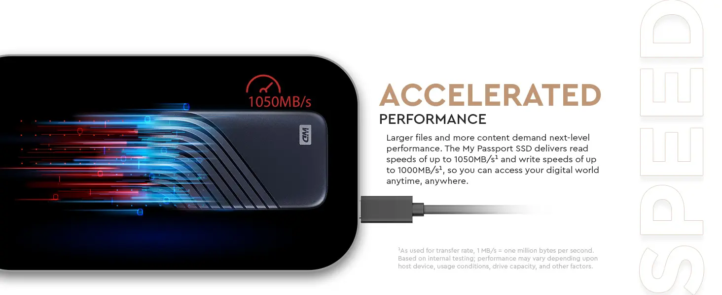Wd Western Digital My Passport Ssd 4Tb Space Gray overview 2