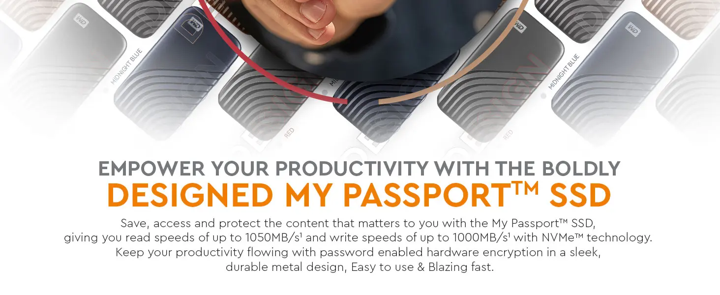 Wd Western Digital My Passport Ssd 4Tb Space Gray overview 3