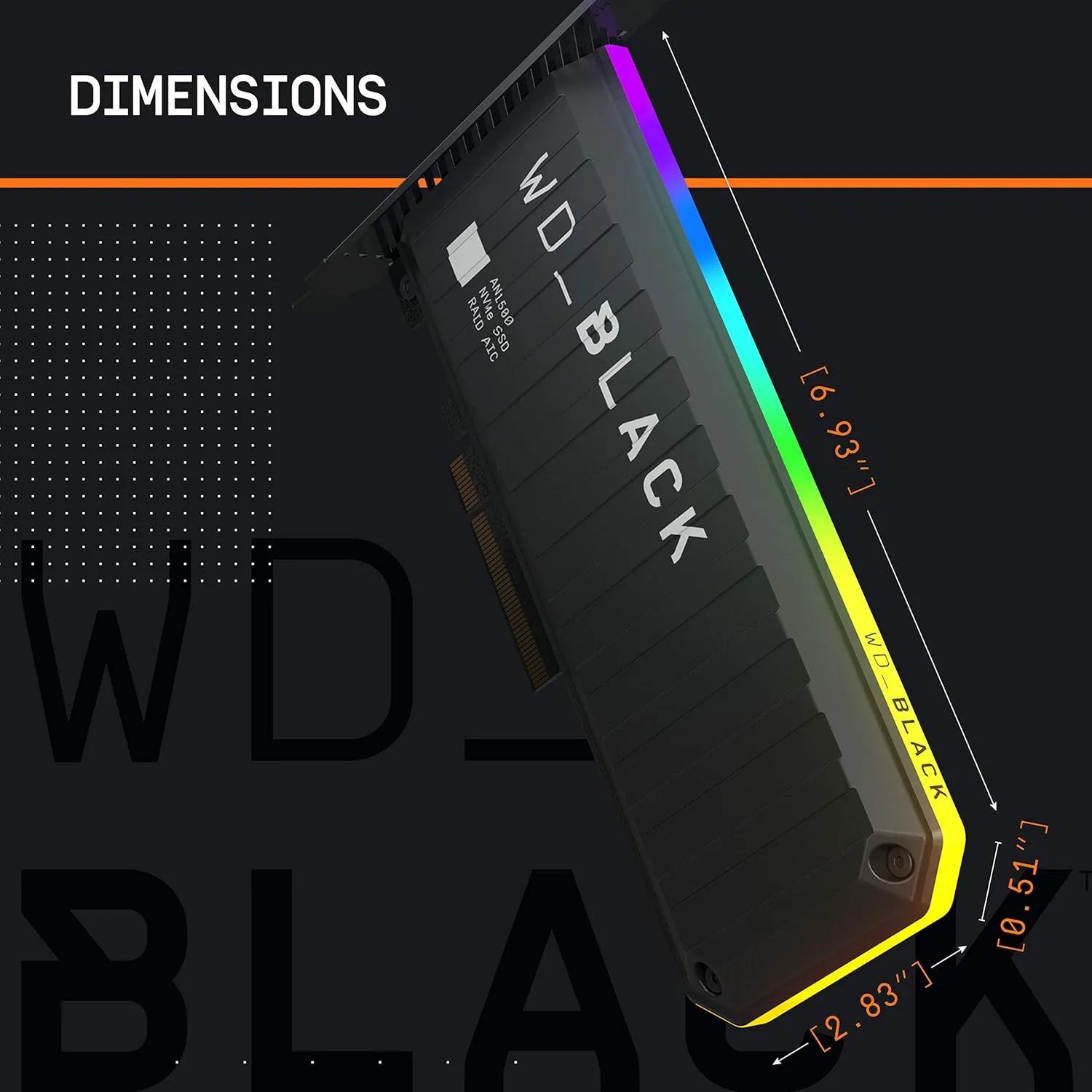 Western Digital Black AN1500 2TB NVMe Gen3 SSD (Add In Card) overview 3