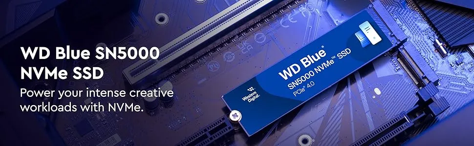 Western Digital Blue SN5000 1TB M.2 NVMe Gen4 SSD overview 1