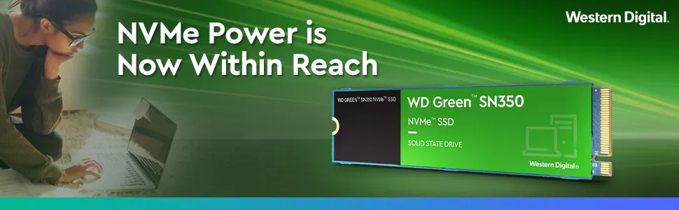 Western Digital Green SN350 1TB M.2 NVMe Gen3 SSD overview 1