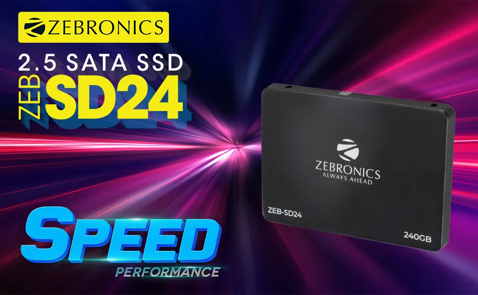 ZEBRONICS ZEB-SD24 240GB 2.5 inch Solid State Drive overview 1