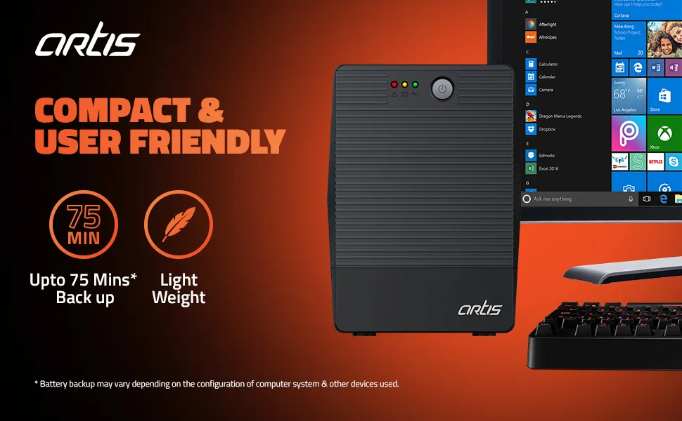 Artis 1500VA Line Interactive UPS for Personal Computers overview 3