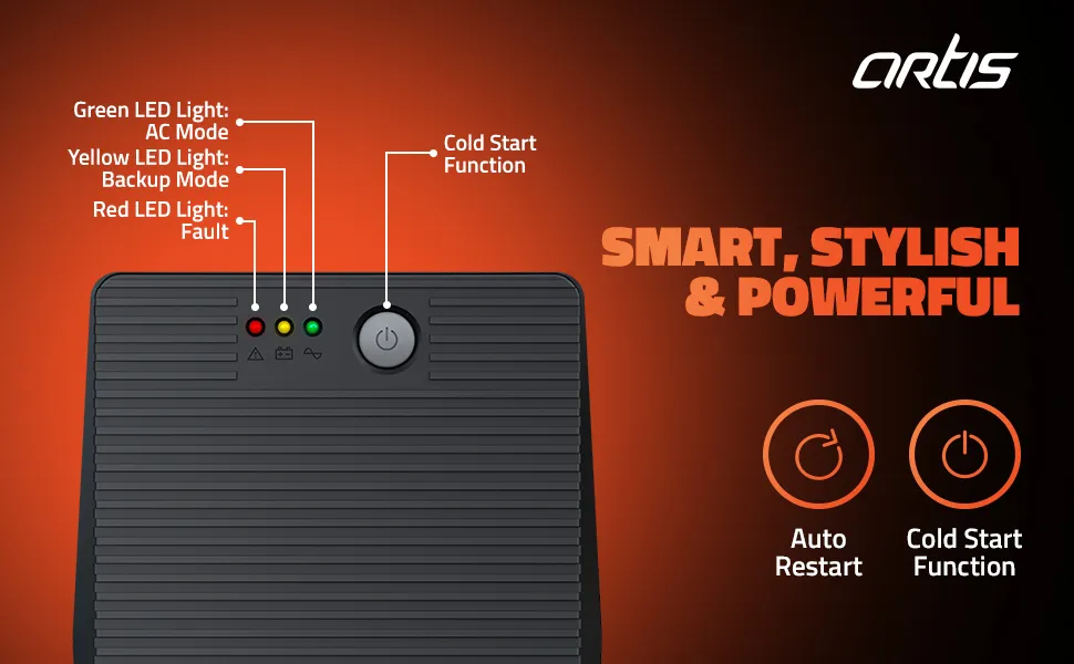 Artis 2000VA Line Interactive UPS for Computers overview 4