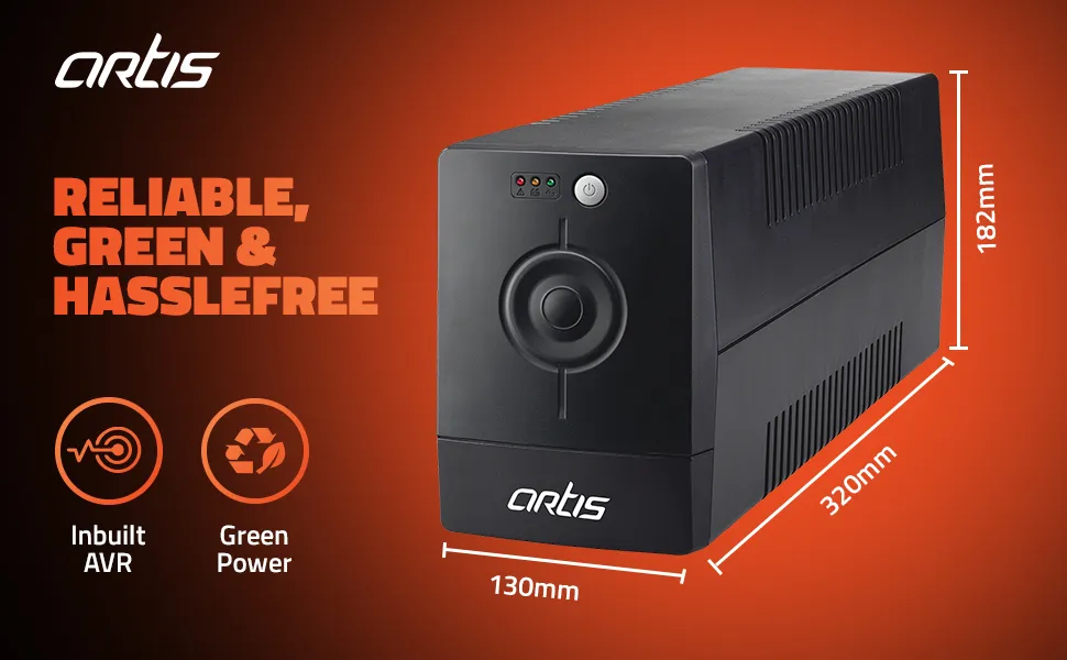 Artis PS-1000Eco 1000VA (1KVA) Line Interactive UPS for Personal Computers overview 5