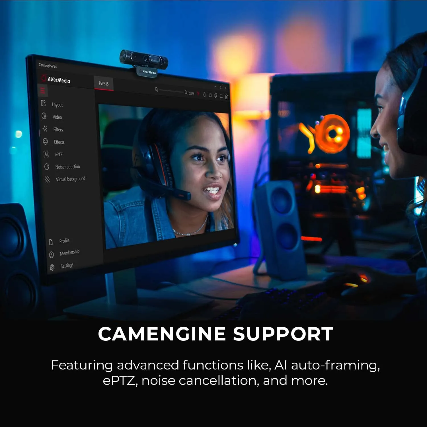 Avermedia PW315 FHD Webcam overview 3