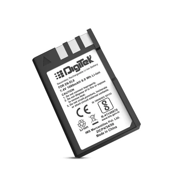 DIGITEK (ENEL9) Secondary Rechargeable Battery Packs for Digital Camera