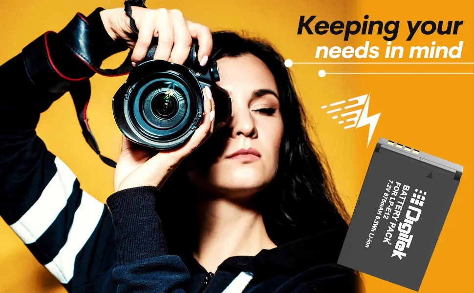 DIGITEK (LP E12) Lithium-ion Rechargeable Battery Pack for DSLR Camera overview 7