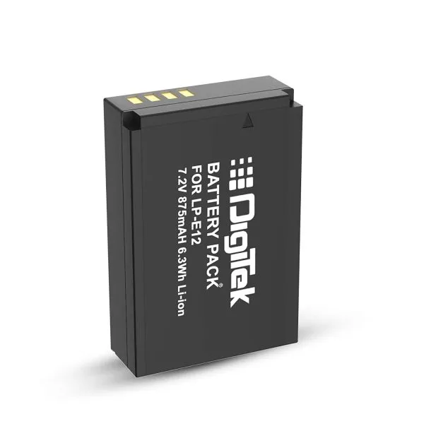 DIGITEK (LP E12) Lithium-ion Rechargeable Battery Pack for DSLR Camera