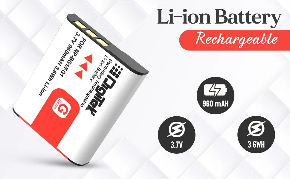 DIGITEK (NP-BG1) Lithium-ion Rechargeable Battery for Sony Cyber Shot Digital Camera overview 3