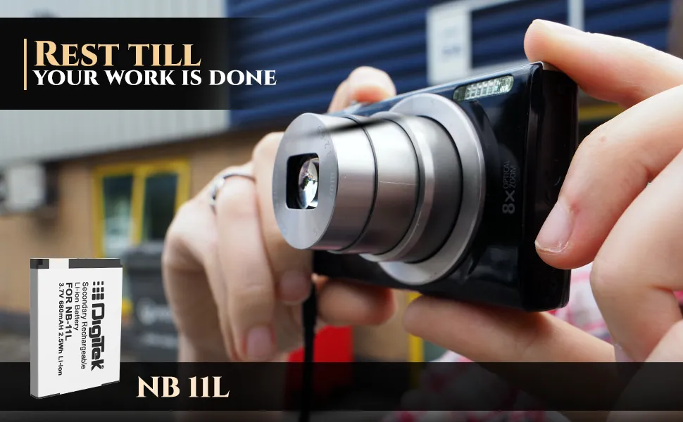 DIGITEK NB-11L Lithium-ion Rechargeable Battery for DSLR Camera overview 2