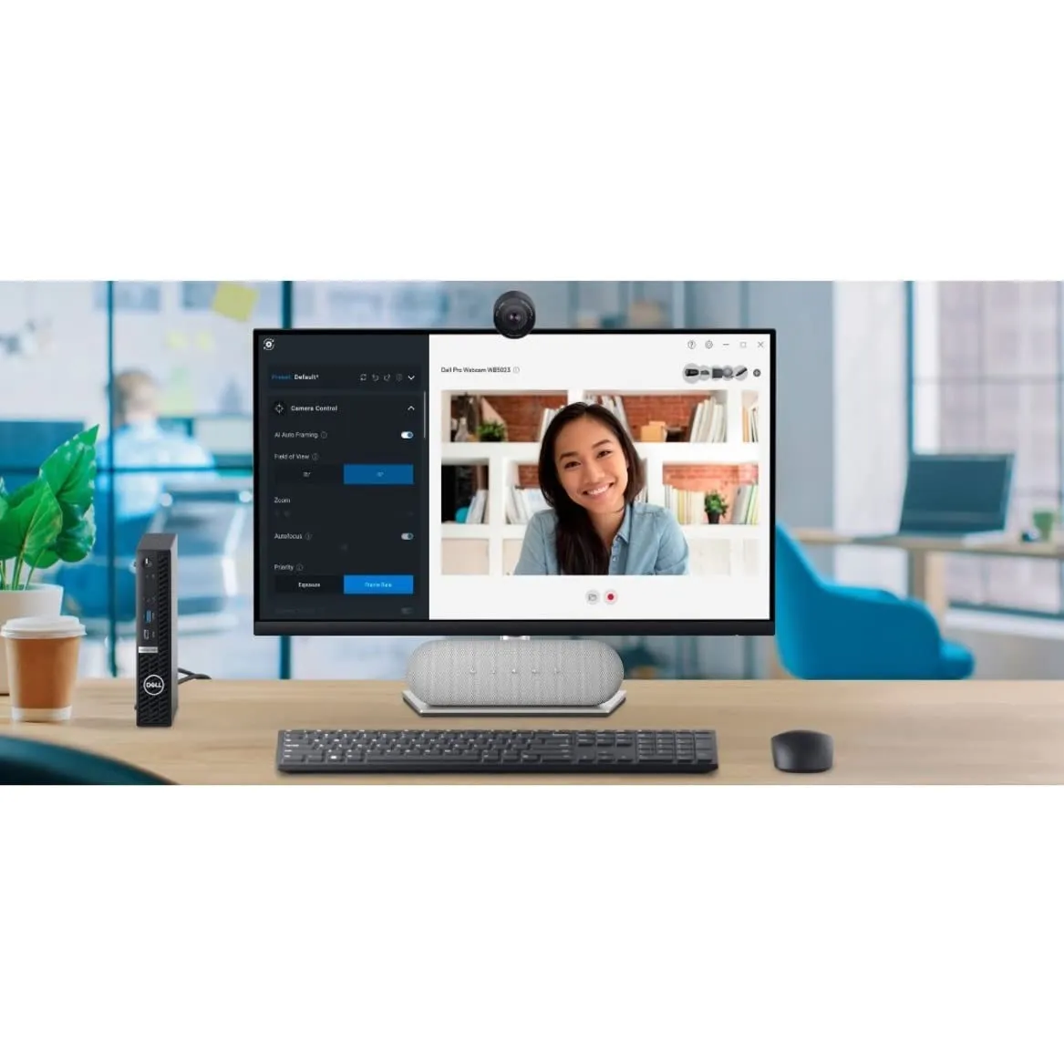 Dell Pro WB5023 UltraSharp 2K QHD Webcam overview 2
