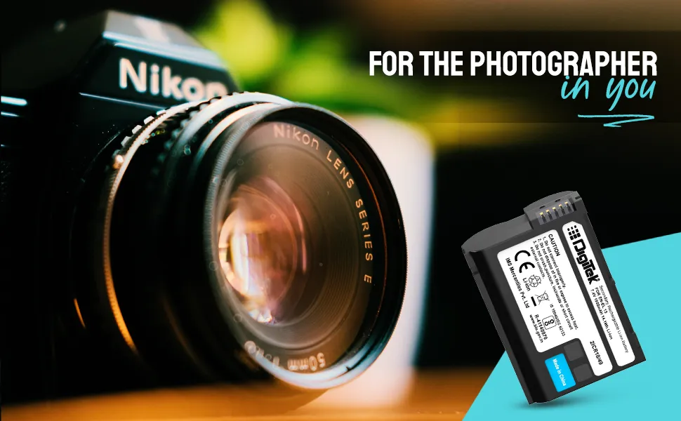 Digitek (EN-EL15) 1900mAh Secondary Rechargeable Battery Packs for Digital Camera overview 2