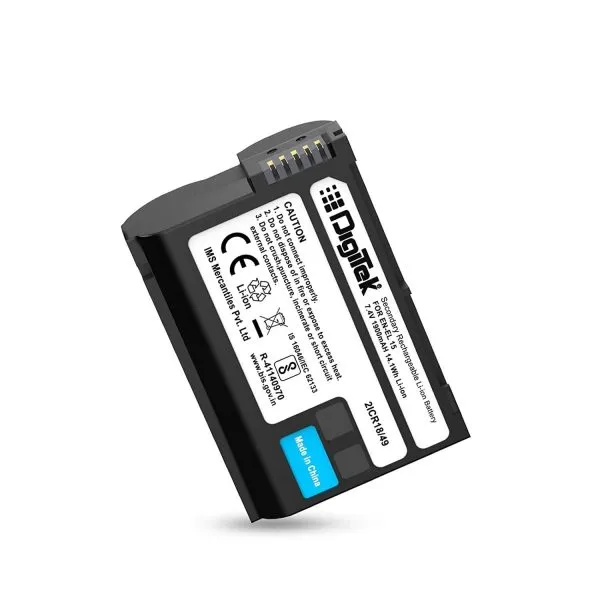 Digitek (EN-EL15) 1900mAh Secondary Rechargeable Battery Packs for Digital Camera