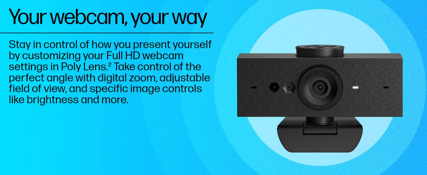 HP 620 FHD Webcam overview 4