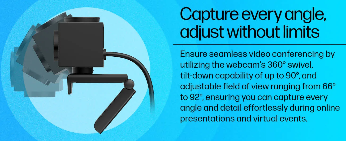 HP 620 FHD Webcam overview 5
