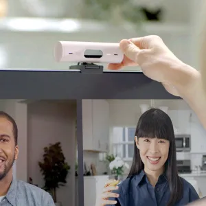 Logitech Brio 500 Full HD Webcam (Rose) overview 3
