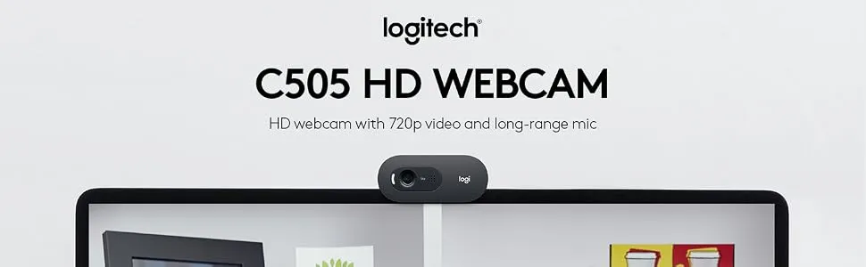 Logitech C505 HD Webcam overview 1