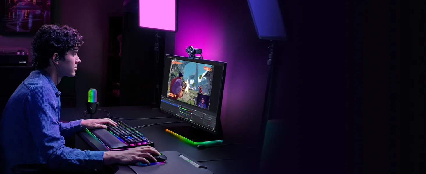 Razer Kiyo V2 4K 30 FPS 1080p 60 FPS Streaming Webcam (Black) overview 2