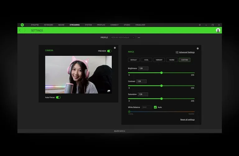 Razer Kiyo X USB Webcam for Full HD Streaming overview 2