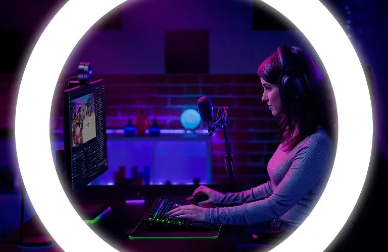 Razer Kiyo X USB Webcam for Full HD Streaming overview 5