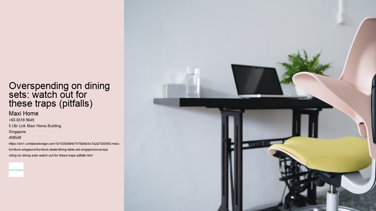 Overspending on dining sets: watch out for these traps (pitfalls)