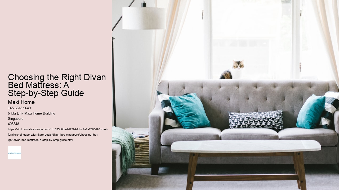 Choosing the Right Divan Bed Mattress: A Step-by-Step Guide