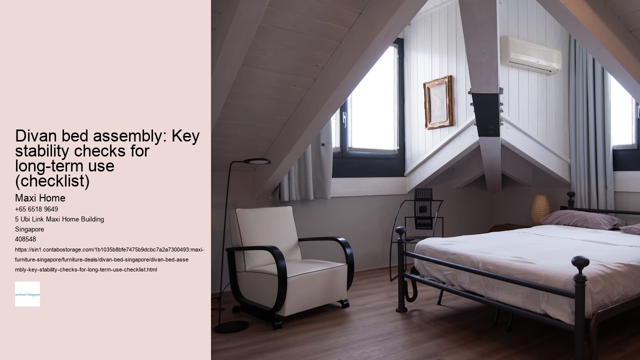 Divan bed assembly: Key stability checks for long-term use (checklist)