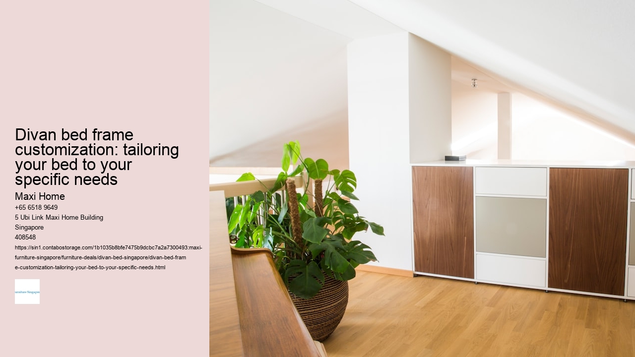 Divan bed frame customization: tailoring your bed to your specific needs