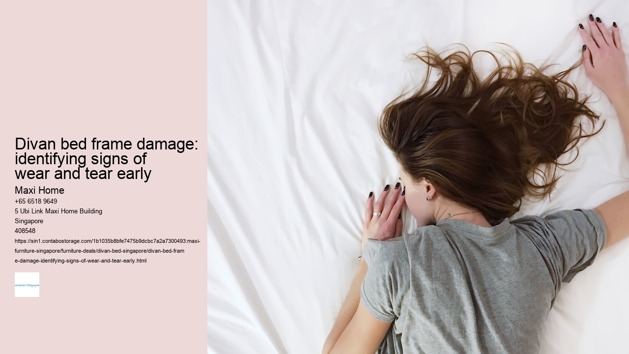 Divan bed frame damage: identifying signs of wear and tear early Maxi Home Divan bed frame damage: identifying signs of wear and tear early