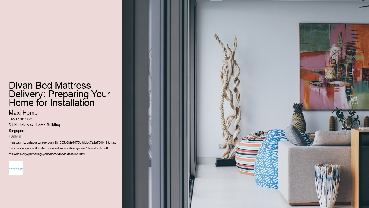 Divan Bed Mattress Delivery: Preparing Your Home for Installation Maxi Home Divan Bed Mattress Delivery: Preparing Your Home for Installation