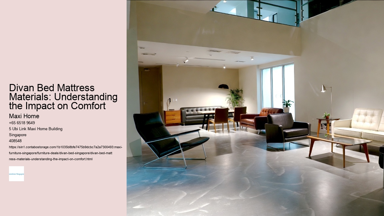 Divan Bed Mattress Materials: Understanding the Impact on Comfort