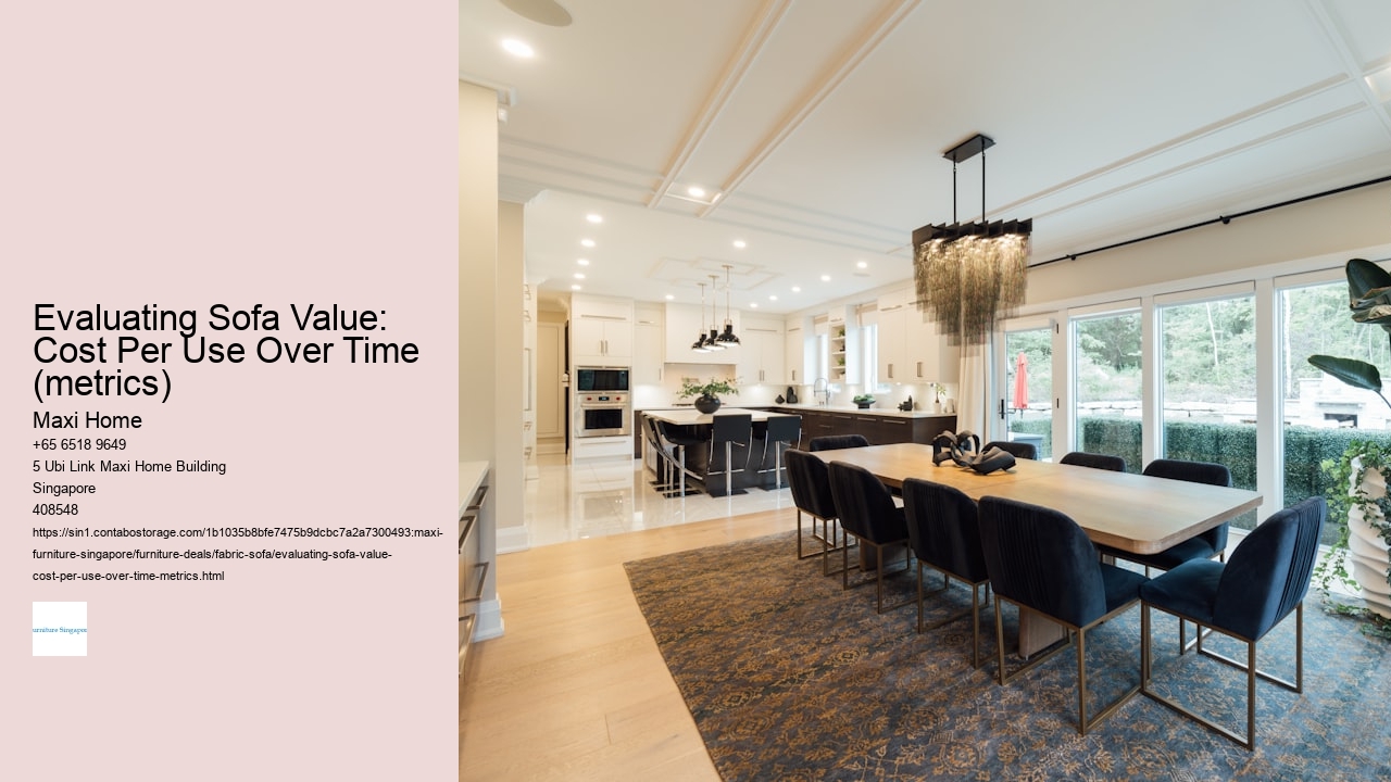 Evaluating Sofa Value: Cost Per Use Over Time (metrics)