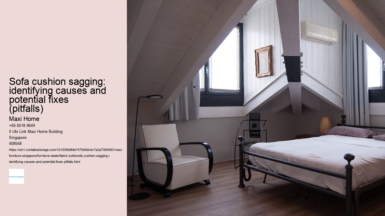 Sofa cushion sagging: identifying causes and potential fixes (pitfalls)