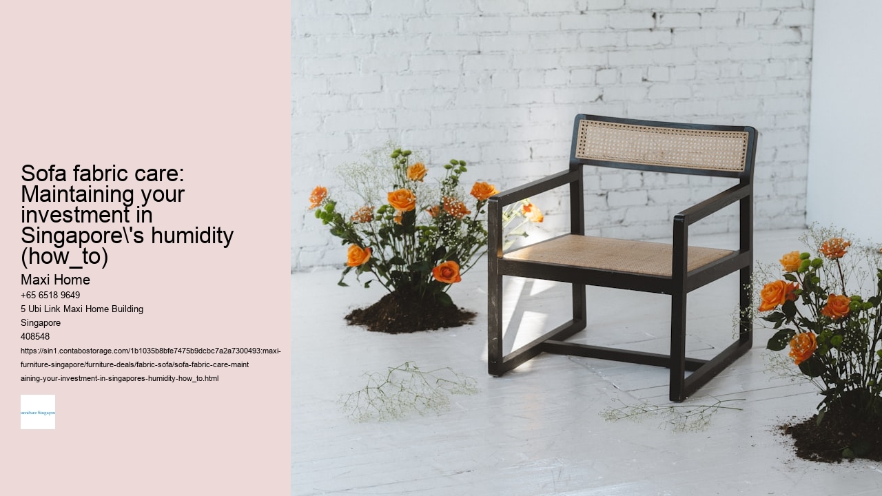 Sofa fabric care: Maintaining your investment in Singapore's humidity (how_to)
