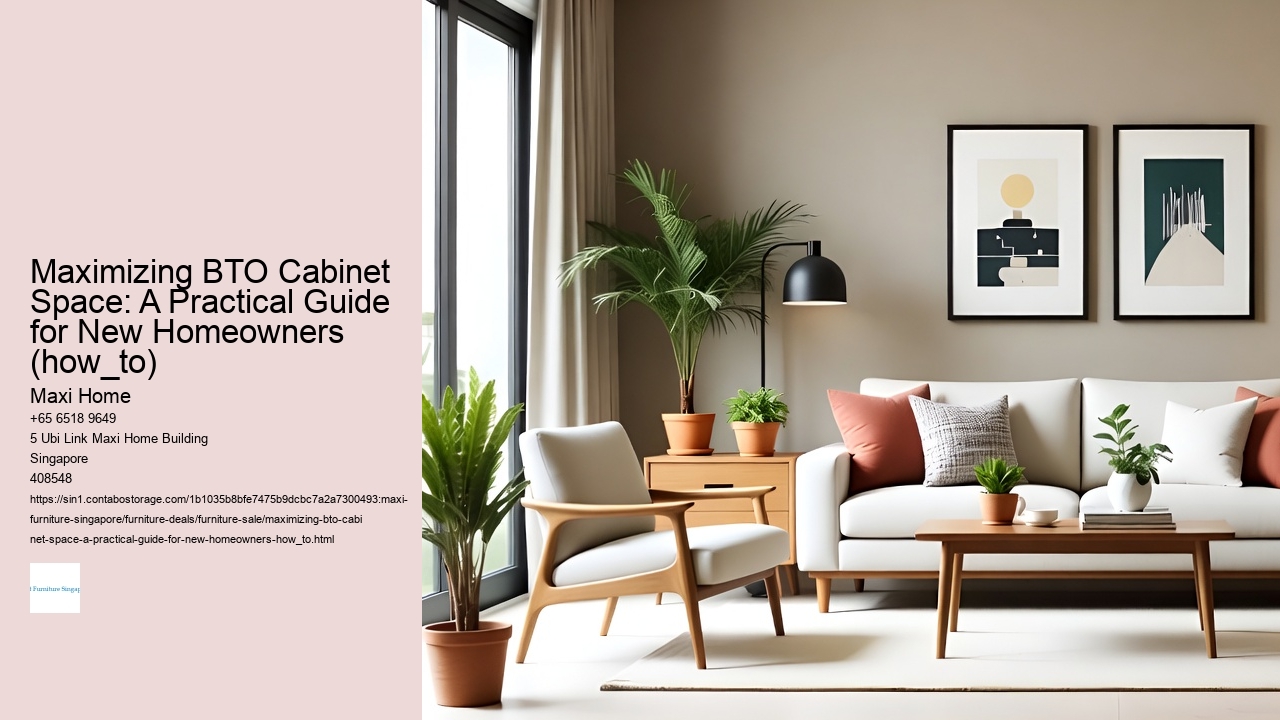 Maximizing BTO Cabinet Space: A Practical Guide for New Homeowners (how_to)