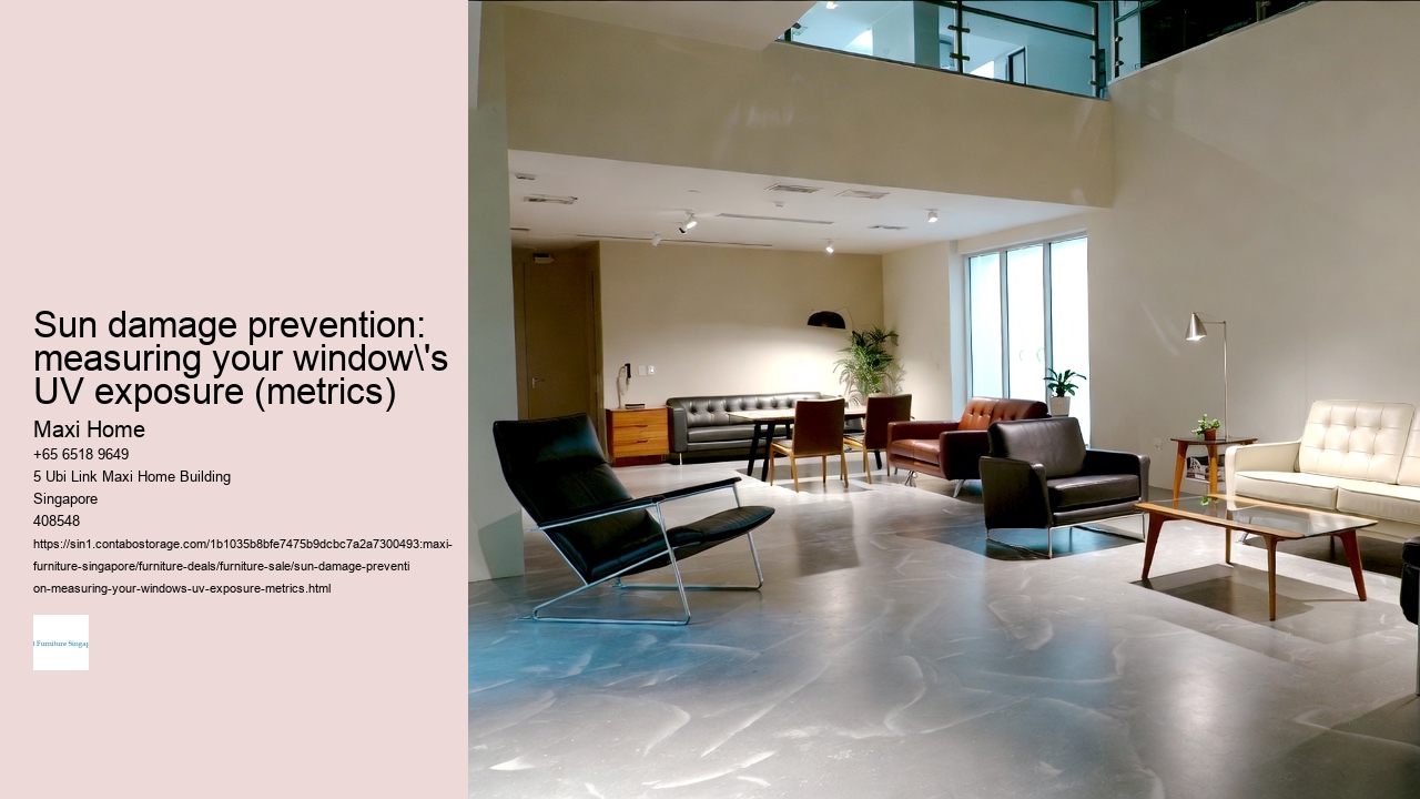 Sun damage prevention: measuring your window's UV exposure (metrics)