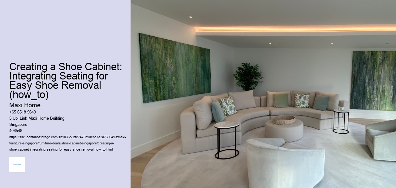 Creating a Shoe Cabinet: Integrating Seating for Easy Shoe Removal (how_to)