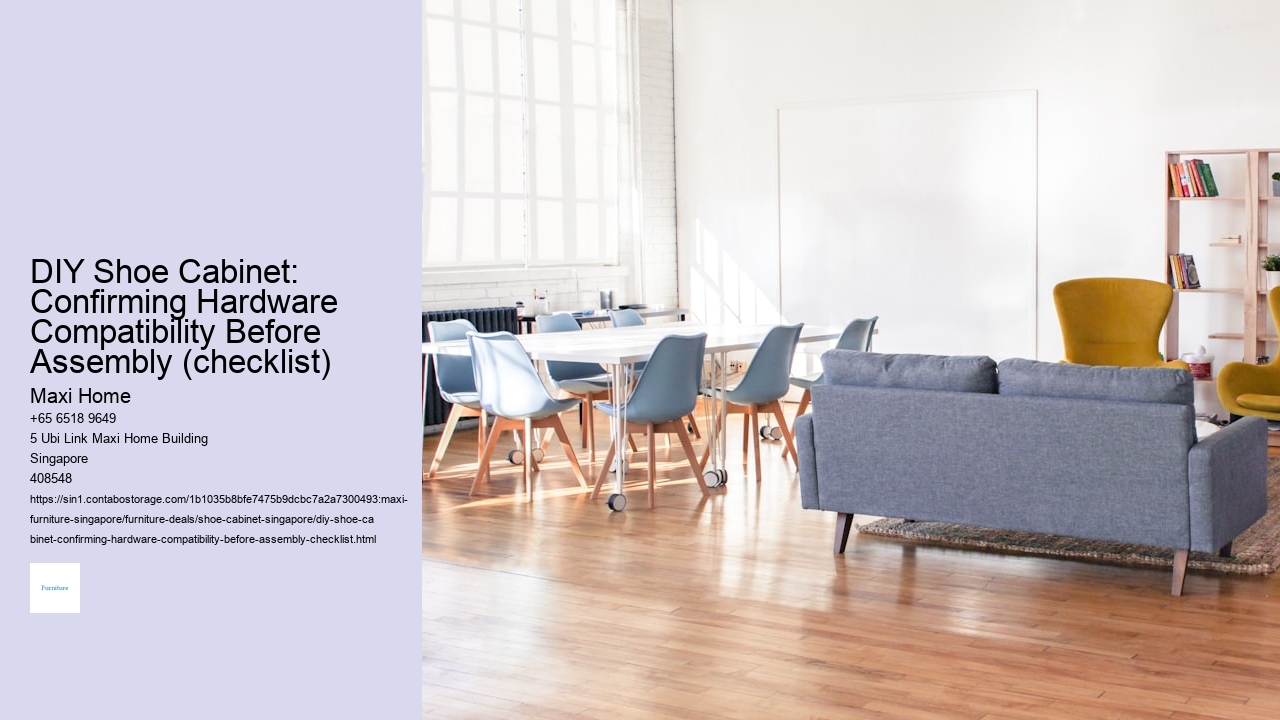 DIY Shoe Cabinet: Confirming Hardware Compatibility Before Assembly (checklist)