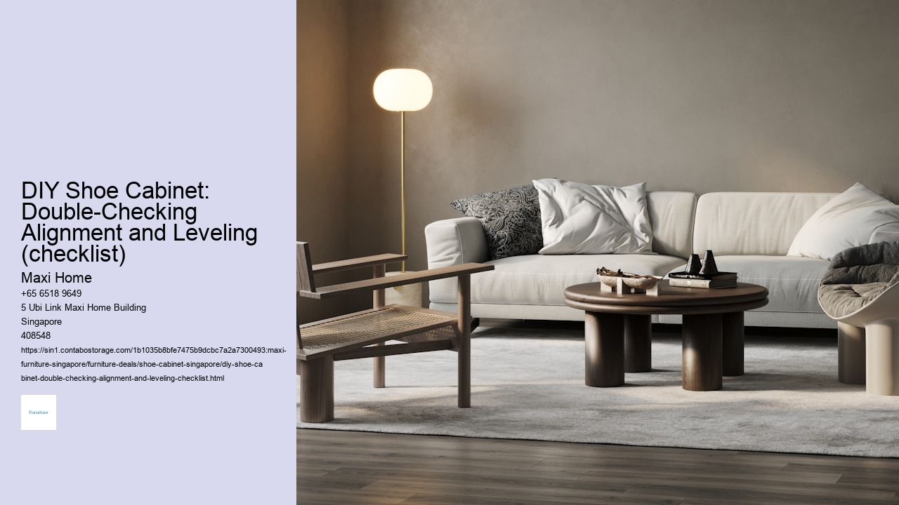 DIY Shoe Cabinet: Double-Checking Alignment and Leveling (checklist) Maxi Home DIY Shoe Cabinet: Double-Checking Alignment and Leveling (checklist)