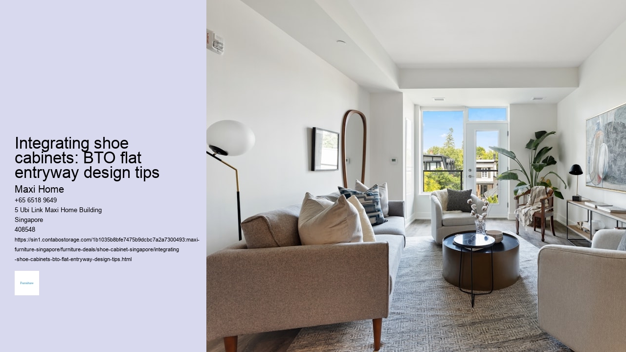 Integrating shoe cabinets: BTO flat entryway design tips