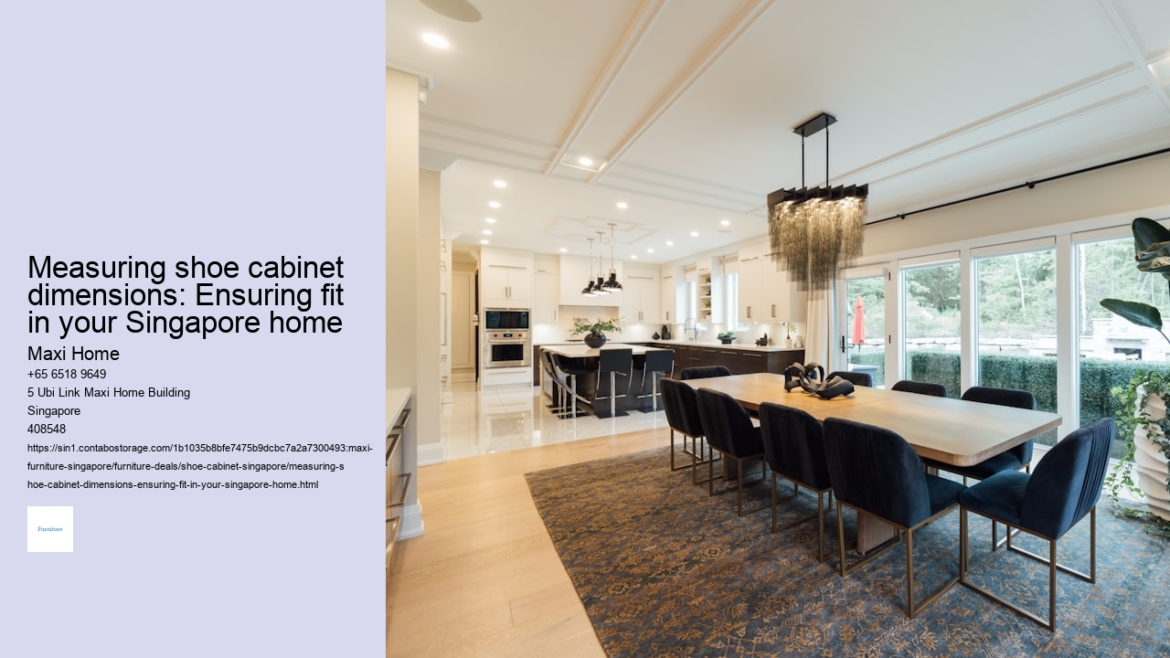 Measuring shoe cabinet dimensions: Ensuring fit in your Singapore home