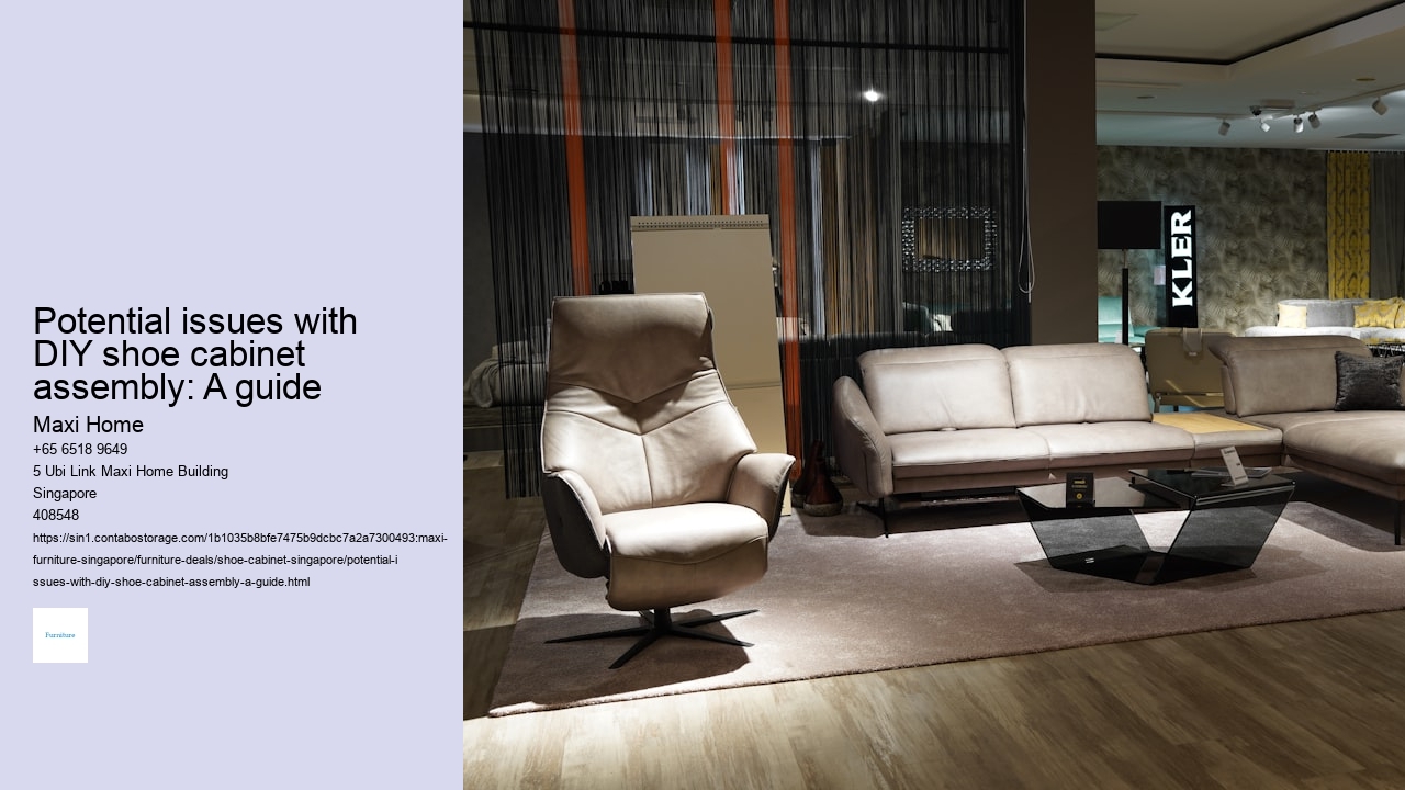 Potential issues with DIY shoe cabinet assembly: A guide