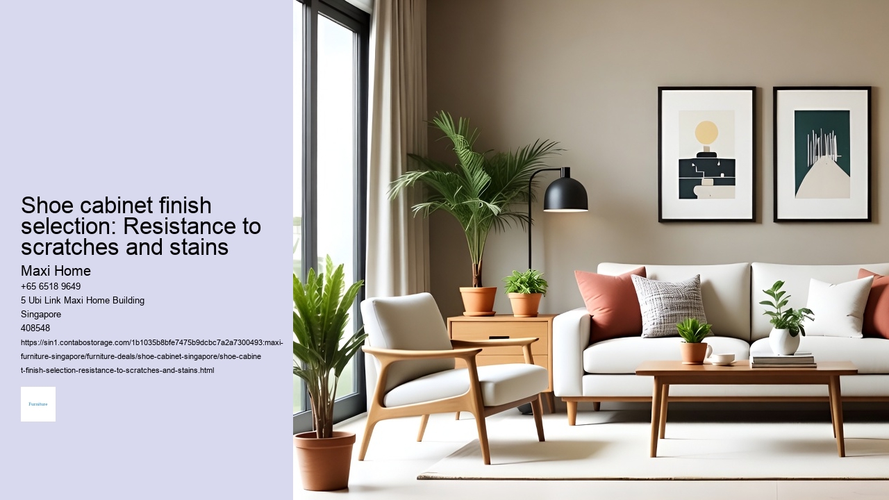 Shoe cabinet finish selection: Resistance to scratches and stains Maxi Home Shoe cabinet finish selection: Resistance to scratches and stains